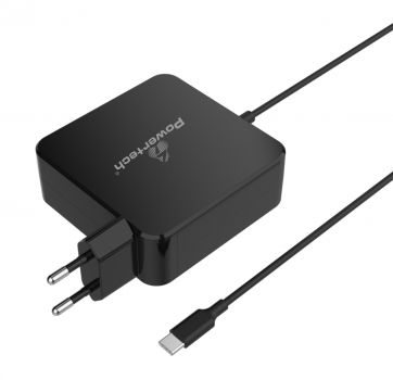 POWERTECH Φορτιστής laptop PT-703, USB Type-C PD, Universal, 65W, μαύρο - Laptop chargers