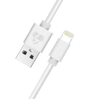 POWERTECH Καλώδιο USB σε Lightning prime PT-706, MFi, copper, 1m, λευκό - Cables