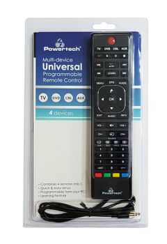 POWERTECH Χειριστήριο PT-744, προγραμματιζόμενο μέσω Η/Υ, TV/DVD/CBL/AUX - Image - Audio