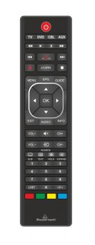 POWERTECH Χειριστήριο PT-744, προγραμματιζόμενο μέσω Η/Υ, TV/DVD/CBL/AUX - Image - Audio