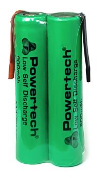 POWERTECH επαναφορτιζόμενη μπαταρία PT-789 800mAh, AAΑ HR03, 2τμχ - Alkaline / Rechargeable batteries