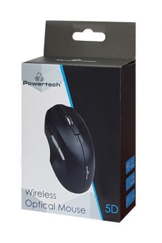 POWERTECH ασύρματο ποντίκι PT-852, 1200DPI, οπτικό, μαύρο - Περιφερειακά PC