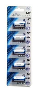 POWERTECH Super Αλκαλικές μπαταρίες PT-901 A23 12V, 5τμχ - Alkaline / Rechargeable batteries