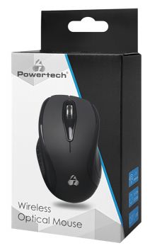 POWERTECH ασύρματο ποντίκι PT-936, οπτικό, 1200DPI, μαύρο - Περιφερειακά PC