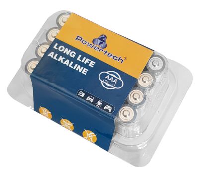 POWERTECH Long Life Αλκαλικές μπαταρίες PT-946, AAA LR03 1.5V, 24τμχ - Alkaline / Rechargeable batteries