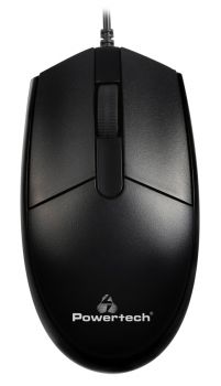 POWERTECH ενσύρματο ποντίκι PT-964, οπτικό, 1000DPI, μαύρο - Περιφερειακά PC