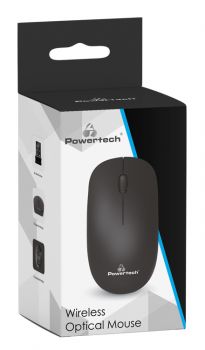POWERTECH ασύρματο ποντίκι PT-965, οπτικό, 1600DPI, μαύρο - Περιφερειακά PC