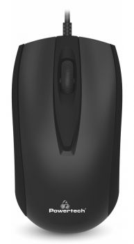 POWERTECH ενσύρματο ποντίκι PT-968, οπτικό, 1000DPI, μαύρο - Περιφερειακά PC