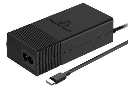 POWERTECH φορτιστής laptop PT-975, USB Type-C PD, universal, 65W, μαύρος - Laptop chargers