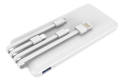 POWERTECH Power Bank PT-980 10000mAh, 4x Output, PD 20W & QC 18W, λευκό - Power Bank