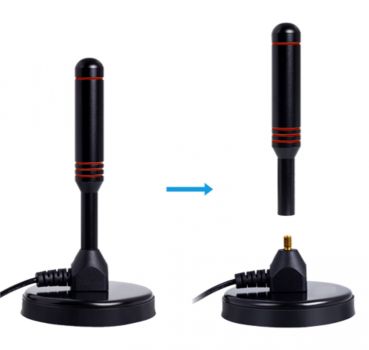 POWERTECH ψηφιακή κεραία PT-992, 5G & LTE, indoor & outdoor, 32dB - Image - Audio