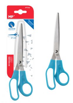 MP ψαλίδι χαρτιού PT113, μεταλλική λεπίδα, 21cm, γαλάζιο - Office Supplies