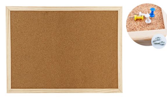 MP Πίνακας ανακοινώσεων φελλού PT300, 30 x 40cm - Office Supplies