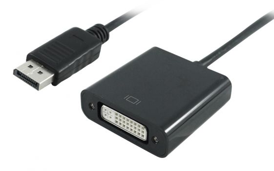 POWERTECH αντάπτορας DisplayPort σε DVI (F) PTH-029, 1920x1200p, μαύρο - Cables - Adapters