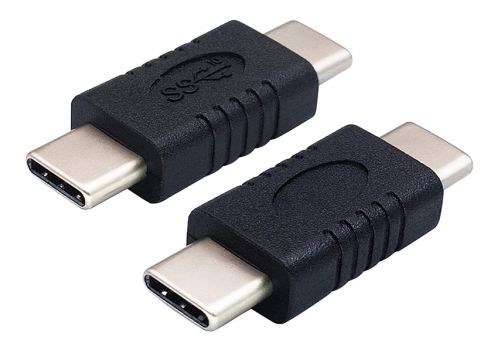 POWERTECH αντάπτορας USB-C αρσενικό σε USB-C αρσενικό PTH-061, μαύρο - Cables