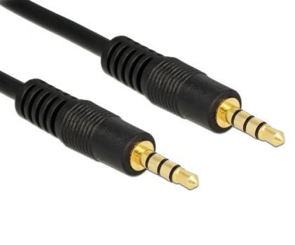 POWERTECH καλώδιο 3.5mm PTR-0071, AUX, 24 AWG, copper, 3m, μαύρο - Cables - Adapters