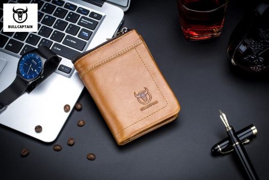 Bull Captain® Δερμάτινο πορτοφόλι QB-051 Ταμπά - Bags - Wallets