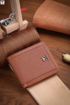 Bull Captain® Δερμάτινο πορτοφόλι QB07 Καφέ - Bags - Wallets