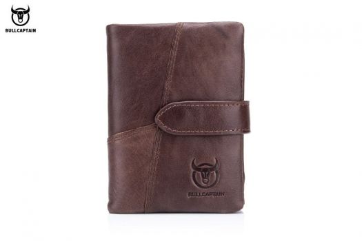 Bull Captain® Δερμάτινο πορτοφόλι QB-V 01 Καφέ - Bags - Wallets