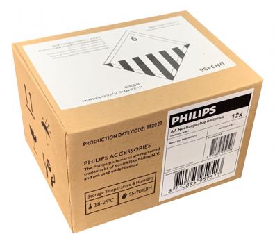 PHILIPS επαναφορτιζόμενη μπαταρία R6B2A260 2600mAh, AA HR6 Mignon, 2τμχ - Alkaline / Rechargeable batteries