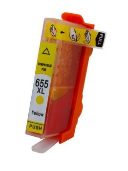 Συμβατό Inkjet για HP, 655, 14.6ml, Yellow - Toner - Inkjet