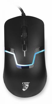 ROAR ενσύρματο gaming ποντίκι RR-0006, oπτικό, 1600DPI, 4 πλήκτρα, μαύρο - Περιφερειακά PC