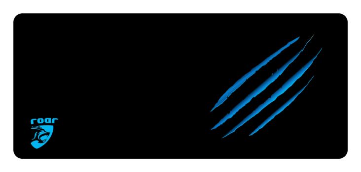 ROAR gaming mouse pad RR-0009, 30 x 70cm, μαύρο - Περιφερειακά PC