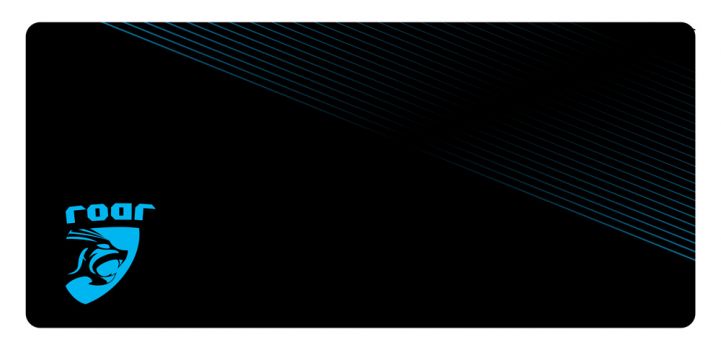 ROAR gaming mouse pad RR-0010, 40 x 90cm, μαύρο - Περιφερειακά PC