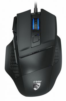 ROAR ενσύρματο gaming ποντίκι RR-0011, oπτικό, 4800DPI, 7 πλήκτρα, μαύρο - Περιφερειακά PC