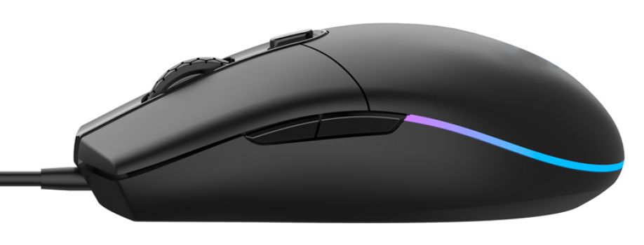 ROAR ενσύρματο gaming ποντίκι RR-0012, oπτικό, 6400DPI, 6 πλήκτρα, μαύρο - Περιφερειακά PC