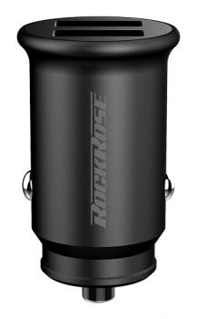 ROCKROSE φορτιστής αυτοκινήτου Ranger P2, 2x USB, 12W, 2.4A, μαύρος - Mobile chargers