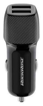 ROCKROSE φορτιστής αυτοκινήτου Safari P2, 2x USB, 12W, 2.4A, μαύρο - Mobile chargers