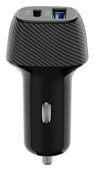 ROCKROSE φορτιστής αυτοκινήτου Safari PQ, 2x USB, 3.0, 36W, 3A, μαύρος - Mobile chargers