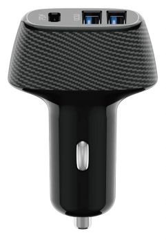 ROCKROSE φορτιστής αυτοκινήτου Safari PQ2, 3x USB, 42W, 3A, μαύρος - Mobile chargers