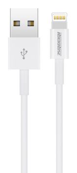 ROCKROSE καλώδιο USB σε Lightning Zeta AL, 2.4A 12W, 1m, λευκό - Cables