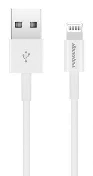 ROCKROSE καλώδιο USB σε Lightning IVORY AL, 2.4A 12W, 1m, λευκό - Cables
