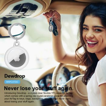 ROCKROSE θήκη Dewdrop για Air Tag RRPCATDC, διάφανη - Safe deposit boxes -Security Locks - Padlocks