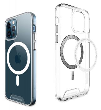 ROCKROSE θήκη Mirror Mag για iPhone 12 mini, με μαγνήτες, διάφανη - Mobile cases