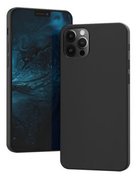 ROCKROSE θήκη σιλικόνης Real για iPhone12 mini, μαύρη - Mobile cases