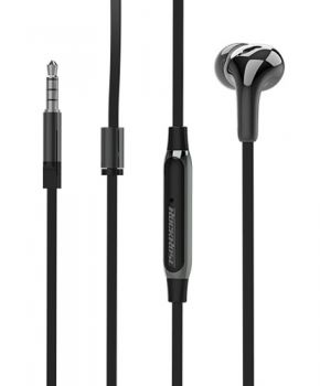 ROCKROSE single earbud με μικρόφωνο Solo SM, 3.5mm, 1.2m, γκρι - Earphones - Bluetooth