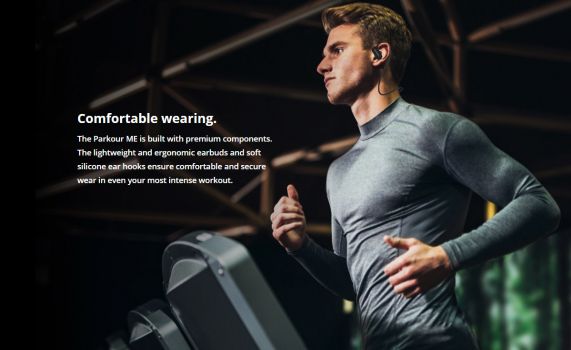 ROCKROSE bluetooth earphones Parkour ME, BT 5.0, 110mAh, μαύρο - Earphones - Bluetooth