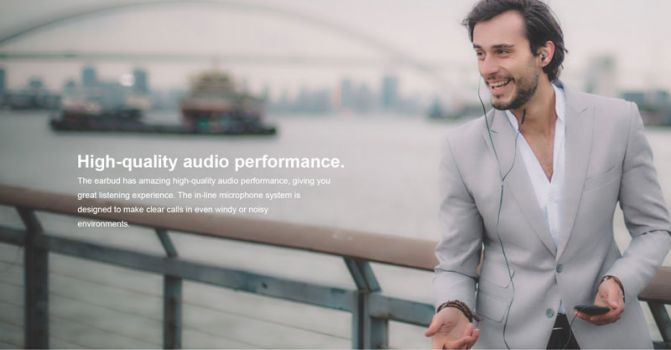 ROCKROSE earphones με μικρόφωνο Siren LT, Lightning, 1.2m, μαύρα - Earphones - Bluetooth