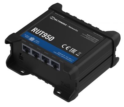 TELTONIKA industrial cellular router RUT950, 4G LTE Cat 4, Wi-Fi - Networking