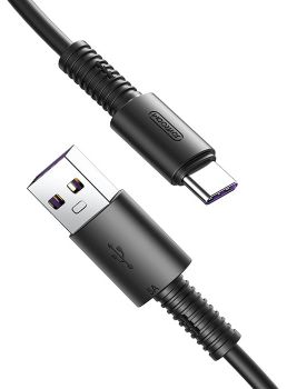 JOYROOM καλώδιο USB σε USB Type-C Thread Series S-M406, 5A, 1m, μαύρο - Καλώδια