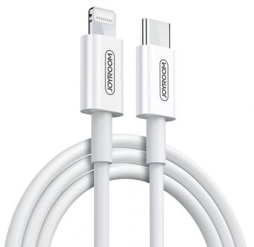 JOYROOM καλώδιο USB Type-C σε Lightning S-M421, 3A, PD, 2m, λευκό - Καλώδια