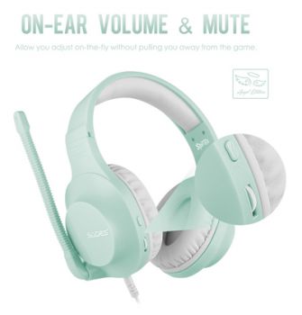 SADES Gaming Headset Spirits SA-721, multiplatform, 3.5mm, κυανό - Περιφερειακά PC