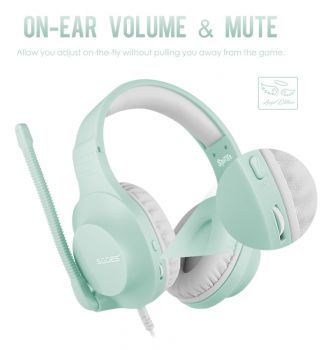 SADES Gaming Headset Spirits SA-721, multiplatform, 3.5mm, κυανό - Περιφερειακά PC