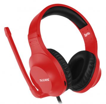 SADES Gaming Headset Spirits SA-721, multiplatform, 3.5mm, κόκκινο - Περιφερειακά PC