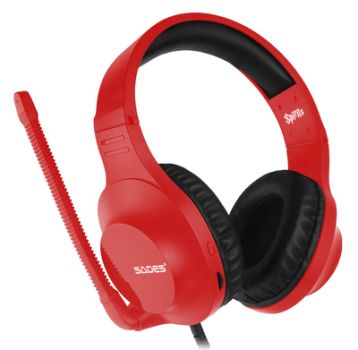 SADES Gaming Headset Spirits SA-721, multiplatform, 3.5mm, κόκκινο - Περιφερειακά PC