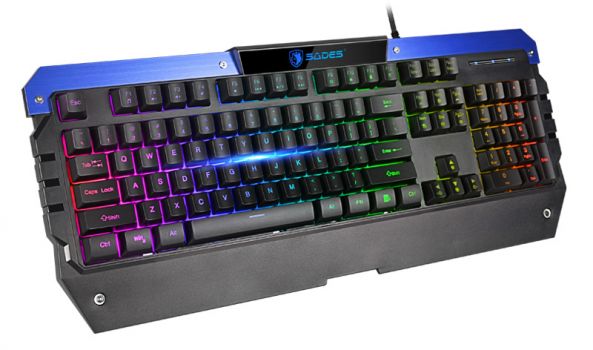 SADES Gaming set πληκτρολόγιο, ποντίκι & mouse pad Battle Ram, ενσύρματα - Περιφερειακά PC